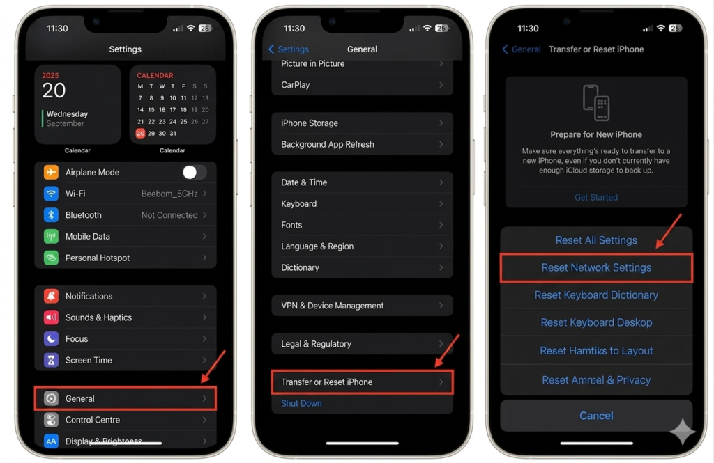 How to Reset Network Settings on iPhone: Ifixit