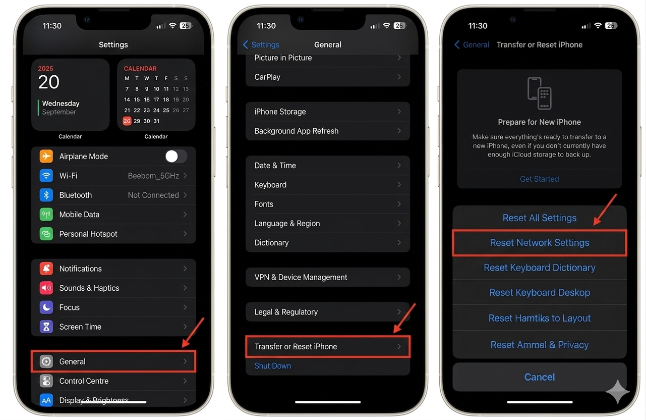 How to Reset Network Settings on iPhone: The Complete 2025 Troubleshooting Guide