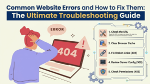 common website errors and how to fix them