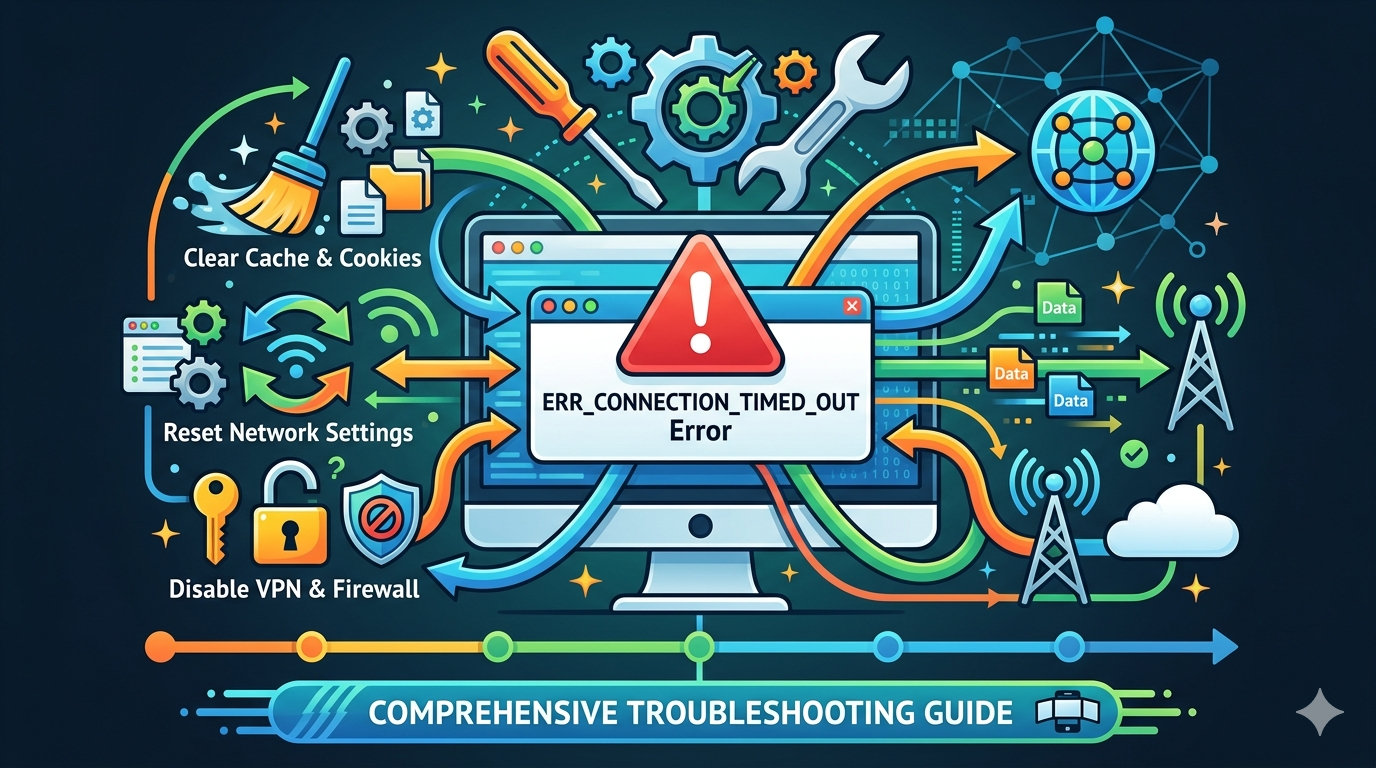 How to Fix Website ERR_CONNECTION_TIMED_OUT Error in Any Browser?