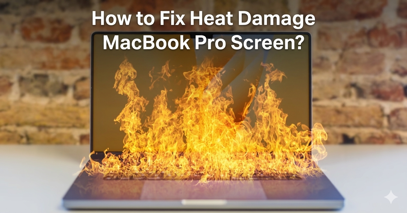 How to Fix Heat Damage MacBook Pro Screen?