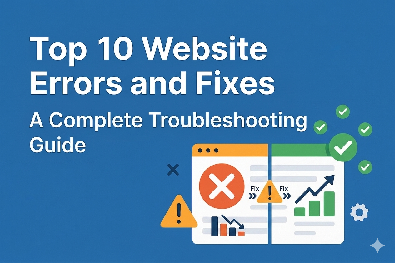 Top 10 Website Errors and Fixes: A Complete Troubleshooting Guide