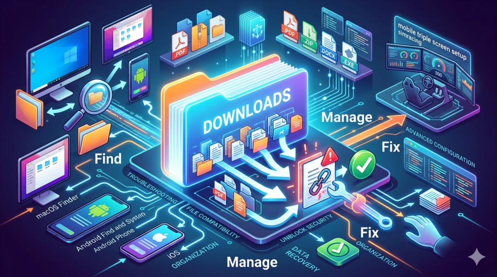 fix downloaded files