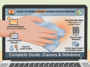 Fix Orange Discoloration on MacBook Pro Screen