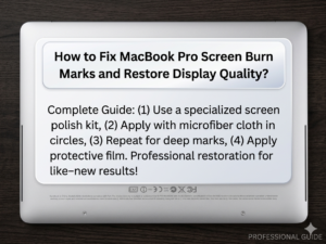 How to Fix MacBook Pro Screen Burn Marks and Restore Display Quality?