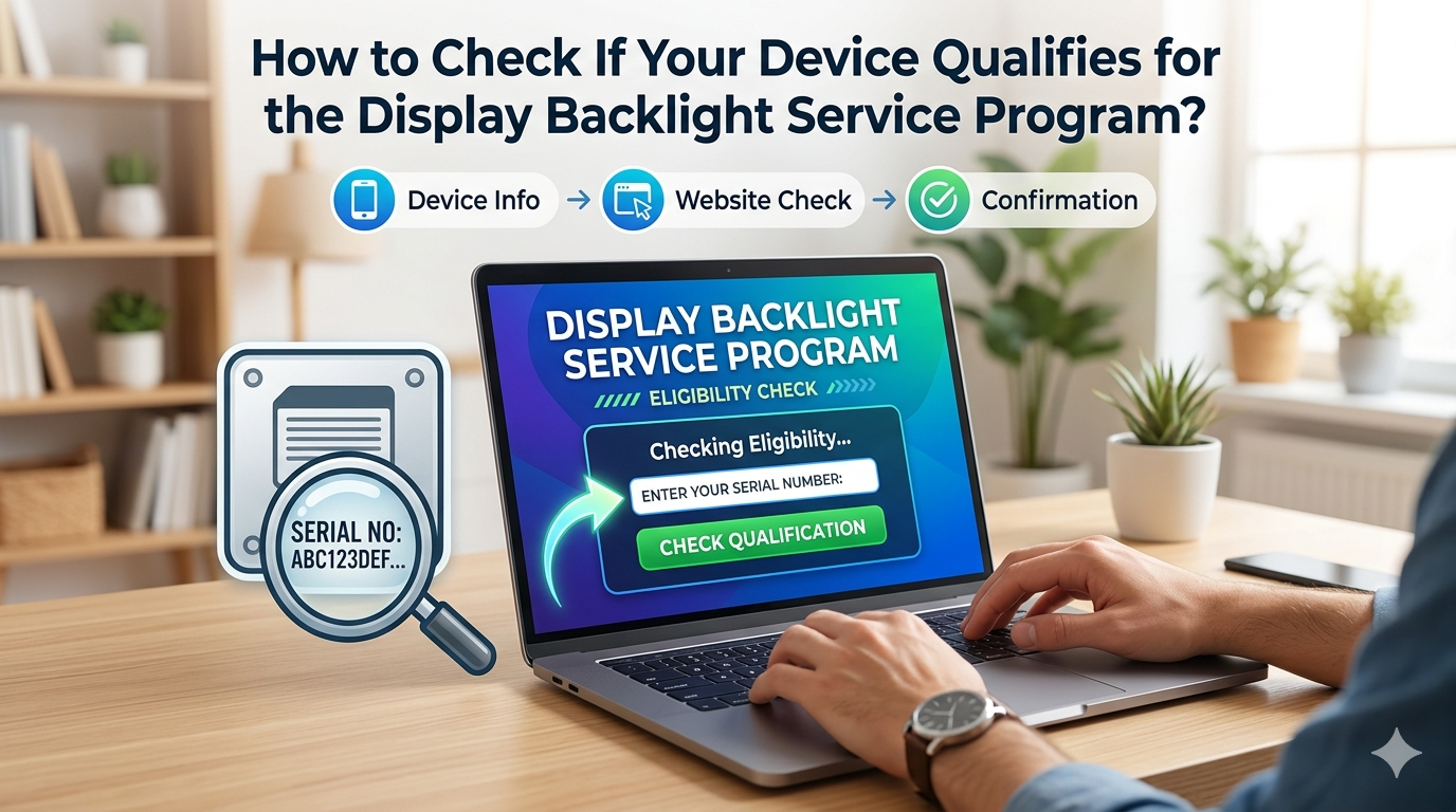 How to Check If Your Device Qualifies for the Display Backlight Service Program?