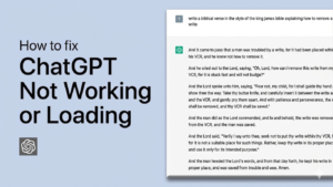 How to Fix ChatGPT Not Working: Ultimate Troubleshooting Guide ifixit.org.uk