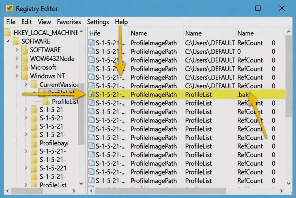 Back up the registry first (File > Export). Incorrect edits can worsen issues