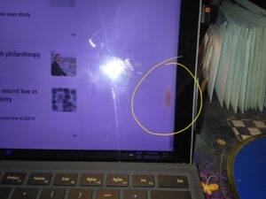 MacBook Pro Screen Burn Marks