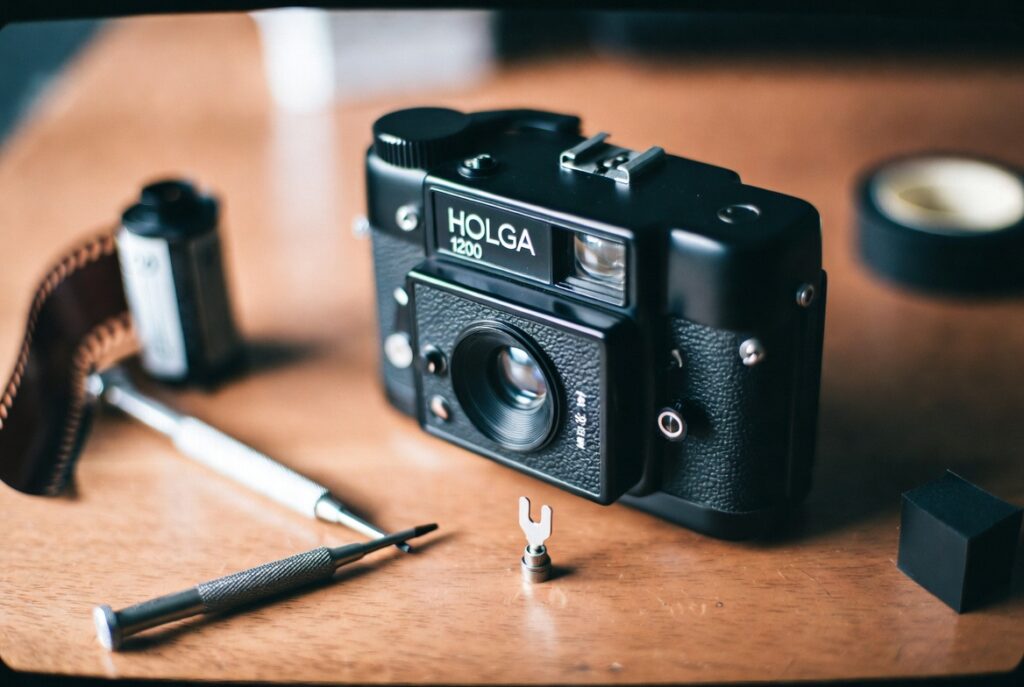 How to Fix an Overextending Holga 120N Camera Shutter :ifixit.org.uk