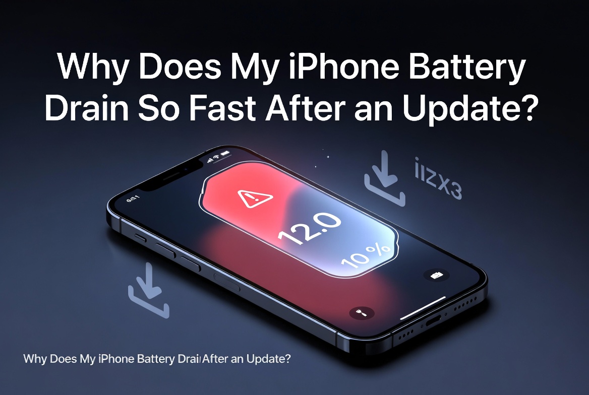 Why Does My iPhone Battery Drain So Fast After an Update? Fixes & Prevention Tips ifixit.org.uk