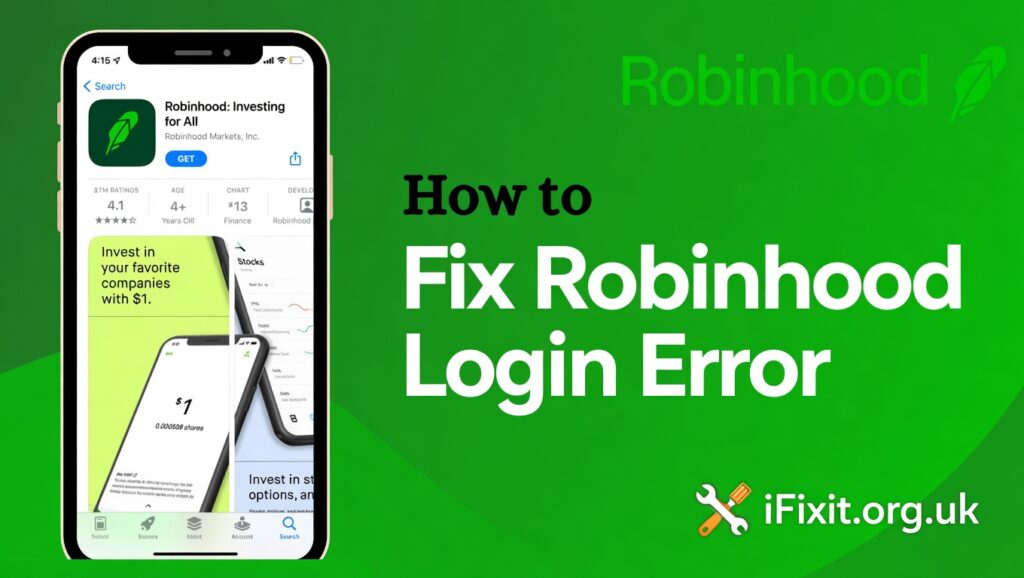 How to Fix Robinhood Login Error -ifixit.org.uk