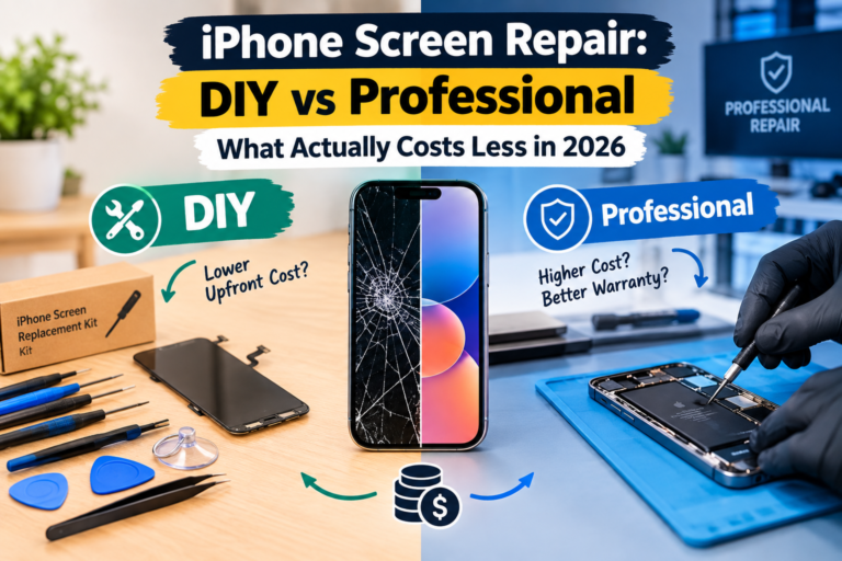 iPhone Screen Repair: DIY vs Professional
