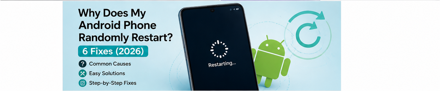 Why Does My Android Phone Randomly Restart? 6 Fixes (2026)