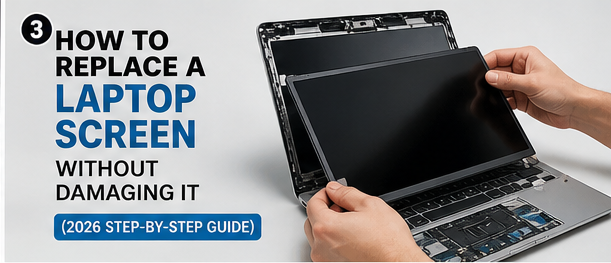 How to Replace a Laptop Screen Without Damaging It (2026 Step-by-Step Guide)
