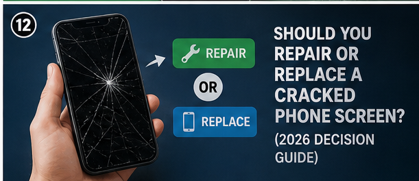 Should You Repair or Replace a Cracked Phone Screen? (2026 Decision Guide)