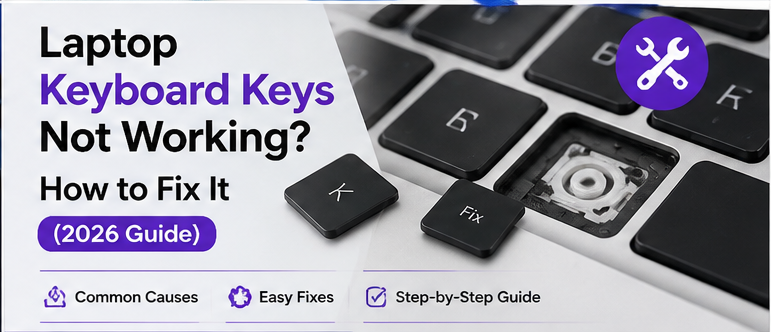 Laptop Keyboard Keys Not Working? How to Fix It (2026 Guide)