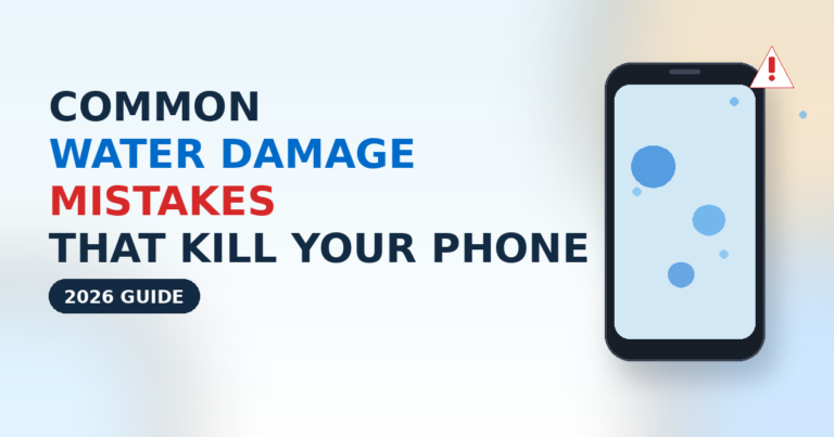 Common Water Damage Mistakes That Kill Your Phone (2026 Guide)